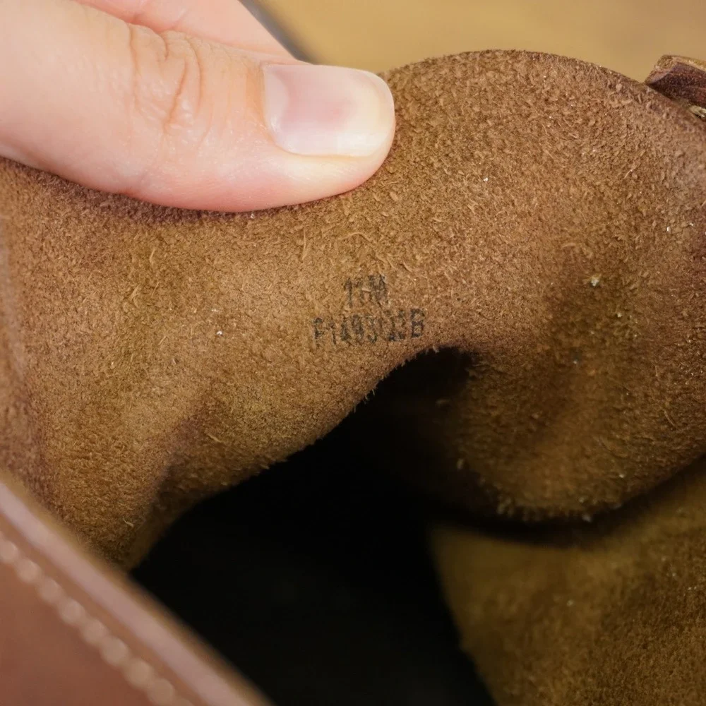 John Varvatos Moc Toe Boots Mens 11 Brown Leather Lug Sole Lace Up
